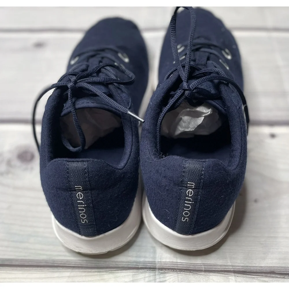 Merinos Mens Navy White Lace-Ups Size 13‎